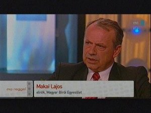 Makai Lajos a Magyar Bírói Egyesólet elnöke